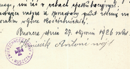 (Archiwum Narodowe w Krakowie, sygn. PUZKr 57, nlb.)