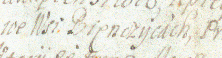 Dokument wydany w 1714 roku w Kleparzu, mocą którego Andrzej Augustyn Czyrzyckiewicz, doktor teologii, profesor, prepozyt kolegiaty św. Floriana
w Kleparzu, wydzierżawił na trzy dożywocia uczciwemu Wojciechowi Czerwikowskiemu, jego żonie Dorocie Rosołowej i ich dziecku młyn (Górny) we
wsi Bieńczyce należącej do kolegiaty, na rzece Dłubni, o dwóch kamieniach, wraz z młynicą, jazami, budynkami, ogrodami i rolami. Prepozyt dodał
młynarzowi z roli dworskiej pole zwane Górnym, ciągnące się ku granicom Prądnika i Rakowic. Młynarz zobowiązał się dawać do dworu w Bieńczycach
dwa wieprzki w roku, płacić 30 złotych czynszu, mleć zboże dworskie wedle potrzeb bez brania miary, dawać robociznę przy naprawie budynków
folwarcznych i dachu prepozytury, płacić podatki i hibernę w wysokości 6 złotych – oraz powiększenie zapisu nazwy wsi „Bieńczyce”
(Biblioteka Jagiellońska, sygn. dypl. perg. 330)