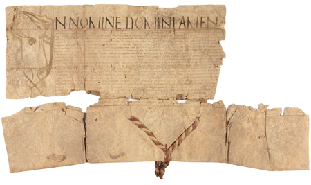 Dokument wydany w 1507 roku w Krakowie przez Zygmunta Starego, potwierdzający akt z 1367 roku,
mocą którego Kazimierz Wielki założył na prawie magdeburskim Nową Wieś przy Łobzowie
(Archiwum Narodowe w Krakowie, sygn. perg. 405)