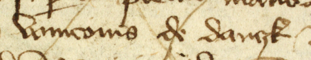 Z księgi ławniczej obejmującej lata 1390–1397 strony 232–233 z wpisem z 1397 roku, stwierdzającym, że Nawój
z Łękawy, działając w imieniu najjaśniejszego pana (Władysława Jagiełły), mając jego pełne upoważnienie, sprzedał ogród
położony przed bramą Wiślną, obok ogrodu Grzegorza aptekarza, należący niegdyś do Winka z Gdańska –
oraz powiększenie zapisu imienia (Archiwum Państwowe w Krakowie, sygn. rkps 3, s. 232–233)
