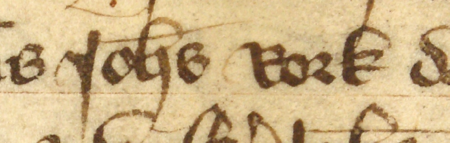 Z „Najstarszej księgi” strona 216 z wpisem z 1367 roku zawierającym wykaz rajców uchwalających wilkierz
w sprawie podatku od nieruchomości, wśród których figuruje Jakub Wal – oraz powiększenie zapisu imienia
(Archiwum Państwowe w Krakowie, sygn. rkps 1, s. 216)