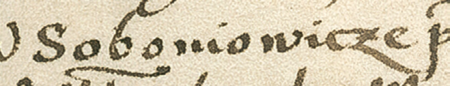 Dokument wystawiony w 1568 roku w miejscu granicznym, mocą którego podkomorzy krakowski Stanisław Czikowski przeprowadził
rozgraniczenie pomiędzy wsiami: Gołkowice (Golikowice) – należące do Stanisława Zabawskiego, Strzałkowice – należące do Mikołaja,
Sebastiana i Krzysztofa Czarnockich oraz Jakuba Dembińskiego i jego synów i córek: Sebastiana, Wacława, Piotra, Stanisława, Anny i Zofii,
oraz Soboniowice – należące do wspomnianych Czarnockich i Jana Soboniowskiego – oraz powiększenie zapisu nazwy wsi „Soboniowice”
(Zakład Narodowy im. Ossolińskich we Wrocławiu, sygn. perg. BO nr 519)