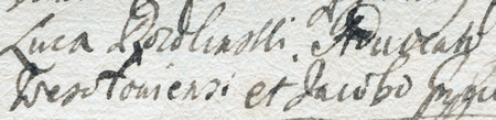(Archiwum parafii św. Mikołaja w Krakowie, sygn. LBC 1693–1743, s. 589)