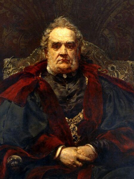 profesor medycyny, rektor UJ w l. 1861–1862,
HO Krakowa w 1861 r.