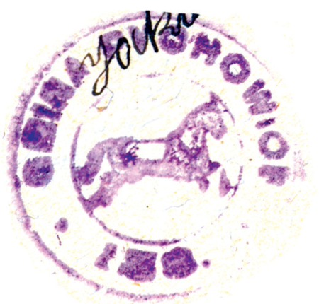 (1927)
Odciski pieczęci urzędowych Pychowic z lat
1820, 1877, 1927 i 1937
(CPAHU we Lwowie, sygn. fond 20, opis 1,
sprawa 240; Archiwum Narodowe
w Krakowie, sygn. 29/464/1133, nlb.;
sygn. PUZKr 56, nlb.; Archiwum Opactwa
Benedyktynów w Tyńcu, sygn. 5/1/4/11)