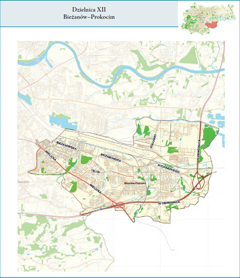 Dzielnica (1991-2018) – XII Bieżanów-Prokocim