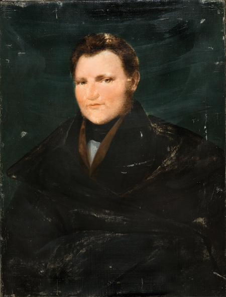 Portret Piotra Łukasza Bartynowskiego, autor nieznany, połowa XIX wieku (Muzeum Uniwersytetu Jagiellońskiego, nr inw. 41/I)