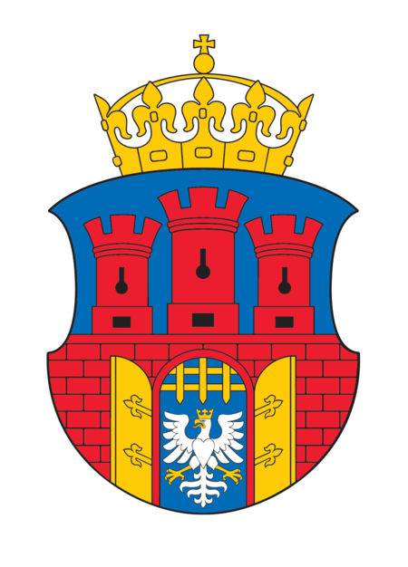 (038) Herb Krakowa po korektach dokonanych w 2002 r., a dotyczących zarówno herbu
z 1937 r., jak i jego postaci przyjętej w 1991 r. (zob. il. 028 oraz il. 037), zatwierdzony uchwałą
Rady Miasta Krakowa z 9 października 2002 r. (zwieńczenie III kadencji Rady), porządkującą
całość symboliki miejskiej. Herb obowiązuje aktualnie (z zasobów UMK)