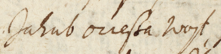 (Archiwum Narodowe w Krakowie, sygn. Jur. I-21, s. 26)