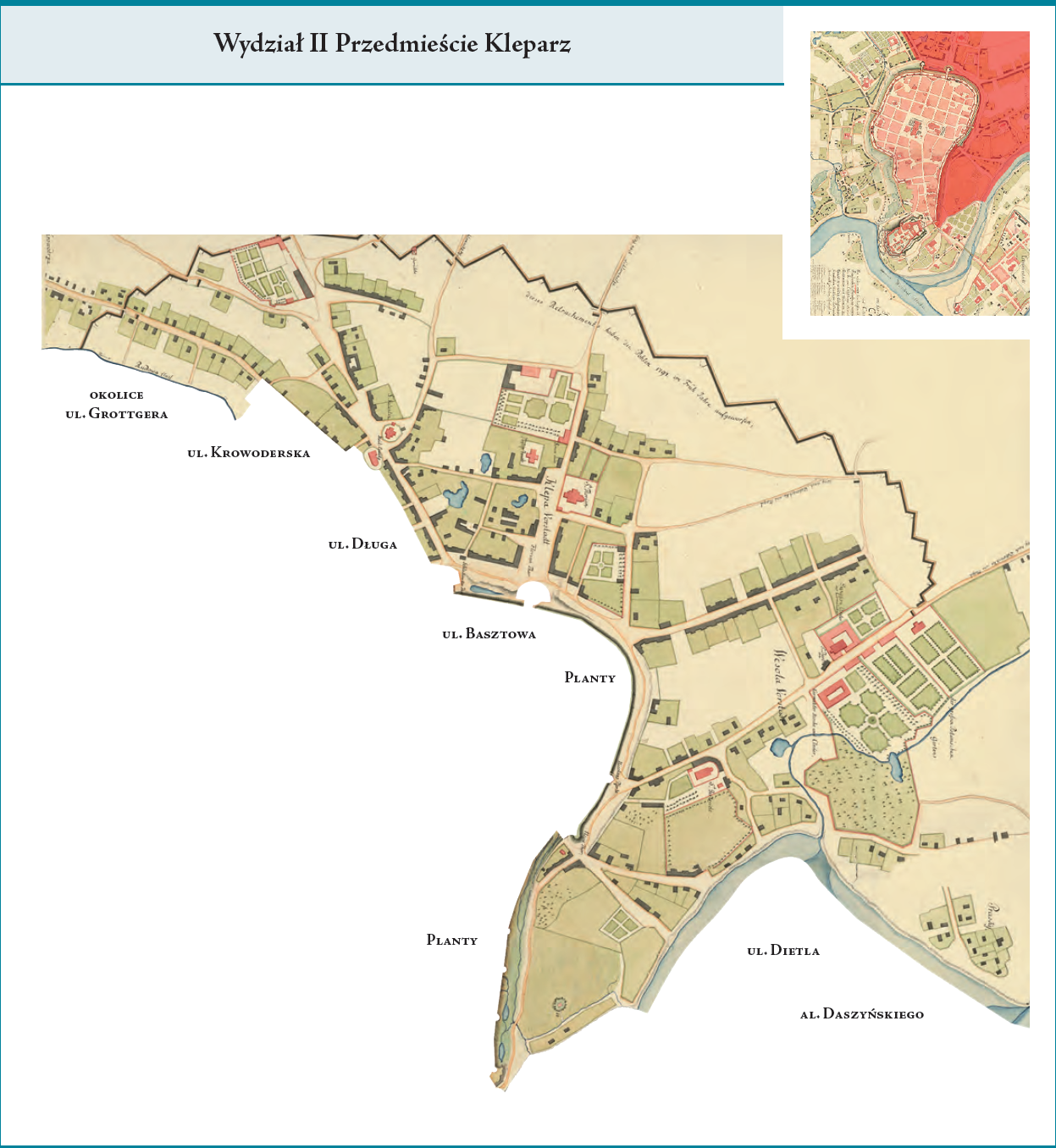 Wydział (dzielnica 1794 i 1794-1802) – II Przedmieście Kleparz