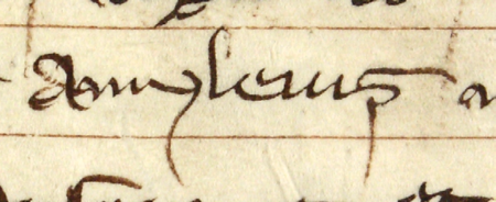 Z „Najstarszej księgi” strona 39 z wpisem dotyczącym wyboru ławników sądowych na 1317 rok, czego dokonali rajcowie
z Amylejem z Muchowa w składzie (jest to pierwszy odnotowany w źródłach krakowskich przekaz potwierdzający
nominację ławników przez rajców, a zatem dokumentujący nowe uprawnienie rady) – oraz powiększenie zapisu imienia
(Archiwum Państwowe w Krakowie, sygn. rkps 1, s. 39)