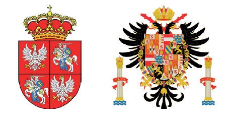 Miejscowości włączone do Krakowa po roku 1915 według przynależności do powiatów w I Rzeczypospolitej oraz cyrkułów na terenach pod zaborem austriackim (w latach 1782–1795)