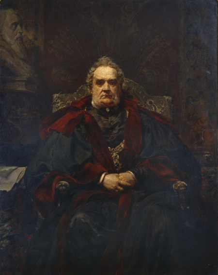 Portret Józefa Dietla pędzla Jana Matejki, 1864 rok (Muzeum Uniwersytetu Jagiellońskiego, nr inw. 1792)