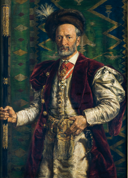 Portret Mikołaja Zyblikiewicza pędzla Jana Matejki, 1887 rok (Muzeum Narodowe w Krakowie, nr inw. II-a-523)