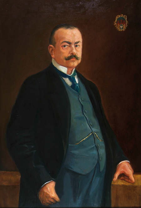 Portret Juliusza Lea pędzla Zdzisława Pabisiaka, 1972 rok
(Muzeum Historyczne Miasta Krakowa, sygn. 2397/III)