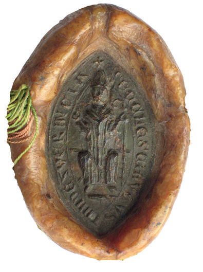 (1421)
Odciski pieczęci Luboczy z lat 1836, 1847
i 1927 oraz pieczęci w wosku klasztoru Norbertanek
przy kościele św. Augustyna w Zwierzyńcu,
wielowiekowego właściciela Luboczy, z widoczną
postacią biskupa na tronie z pastorałem w lewej
ręce, błogosławiącego ręką prawą, oraz z napisem
w otoku: S[IGILLUM] ECCLE[SIAE]
S[AN]C[T]I AUGUSTINI DE ZVERINCIA
(Archiwum Narodowe w Krakowie,
sygn. WMK IX-41, nlb.; sygn. WM 562, nlb.;
sygn. PUZKr 55, nlb.; sygn. perg. 171)