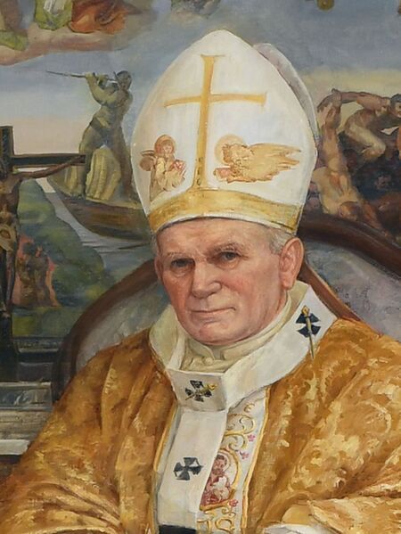 papież w l. 1978–2005 święty Kościoła Katolickiego poprzednio kardynał, arcybi- skup metropolita krakowski 1964–1978,
złoty medal CM w 1993 r.