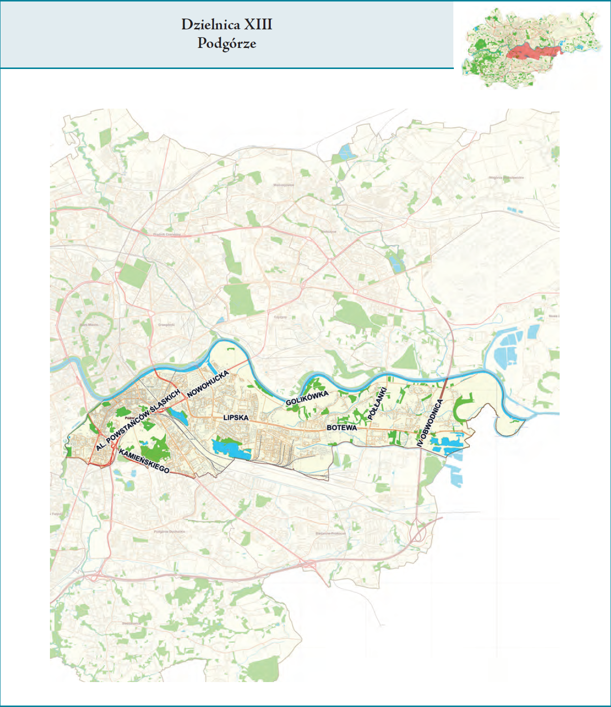 Dzielnica (1991-2018) – XIII Podgórze