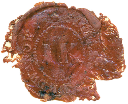 (1843)
Odciski pieczęci urzędowych Kurdwanowa
z lat 1843, 1847, 1924 i 1927
(Archiwum Narodowe w Krakowie,
sygn. K. Krak. op. 83, s. 17; sygn. K. Krak.
op. 147, s. 22; sygn. PUZKr 51, nlb.)