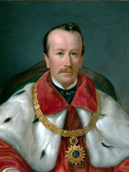 profesor prawa, rektor UJ w l. 1865, 1868–1869,
1879–1880,
HO Krakowa w 1887 r.
