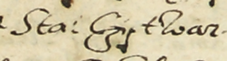 Z księgi miejskiej Kazimierza zawierającej indeks rzeczowy wpisów do kazimierskich ksiąg radzieckich za lata 1530–1603:
fragment kopii wpisu elekcji rady urzędującej na rok 1547; wśród powołanych Stanisław Cytwar – zbliżenie zapisu imienia
(Archiwum Narodowe w Krakowie, sygn. K 176, s. 200)