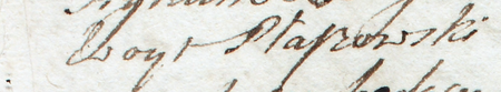 (Archiwum Narodowe w Krakowie, sygn. Teut. 77, s. 1744)