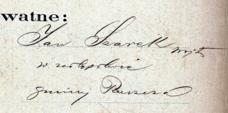 (Archiwum Narodowe w Krakowie, sygn. 29/465/1279, nlb.)