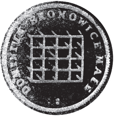 (1833)
Odcisk pieczęci dominialnej Bronowic Małych  .
z 1833 roku używanej też jako pieczęć wsi oraz
odciski pieczęci urzędowych gminy i gromady
Bronowice Małe z lat 1867, 1925 i 1936
(Archiwum Narodowe w Krakowie,
sygn. WMK IX-29, nlb.; sygn. WMK
XIV-81, s. 1372; sygn. PUZKr 45, s. 309;
sygn. 29/1023/26, nlb.)