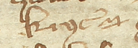 Z najstarszej zachowanej księgi radzieckiej Kazimierza obejmującej lata 1369–1381:
fragment wpisu dokumentującego wybór rajców na rok 1372, z rajcą Krycerem w składzie –
oraz zbliżenie zapisu imienia (Archiwum Narodowe w Krakowie, sygn. K 1, s. 77)