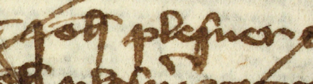 Z księgi ławniczej obejmującej lata 1390–1397 strony 100–101 z wpisem z 1393 roku stwierdzającym, że Jan Plesner
oświadczył, iż posiada pieniądze należące do Mikołaja Pogerelle, którym opiekuje się wraz z Rudolfem Saxem,
i że będą te pieniądze u niego aż do osiągnięcia przez podopiecznego pełnoletniości, a z własnej woli będzie
owego Mikołaja żywić i kształcić z własnych pieniędzy, nie naruszając jego kapitału – oraz powiększenie zapisu imienia
(Archiwum Państwowe w Krakowie, sygn. rkps 3, s. 100–101)