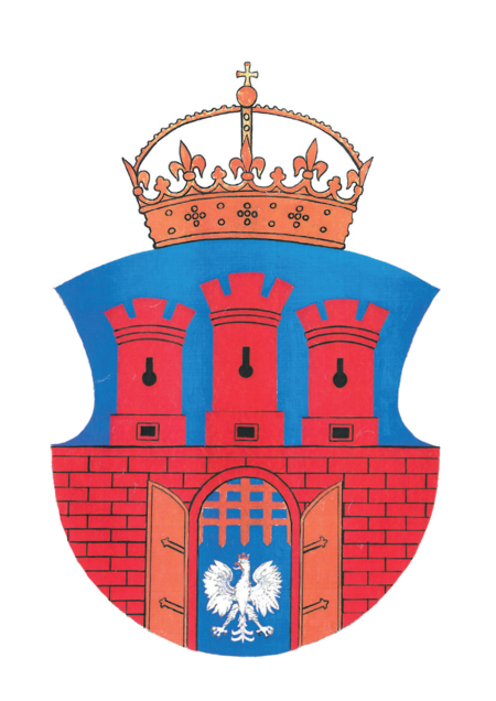 (037) Herb Krakowa wprowadzony uchwałą Rady Miasta Krakowa z 15 marca 1991 r., zgodnie
z wolą radnych będący przeniesieniem do współczesnych czasów wzoru herbu z roku 1937
(zob. il. 028); procedura jego ministerialnego zatwierdzania została przerwana wybuchem
II wojny światowej (z zasobów UMK)