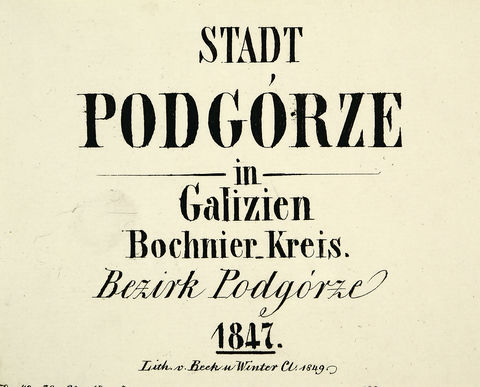Mapa 7a. Podgórze