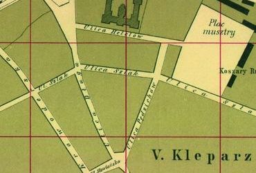 Mapa 4. Jurydyka Błonie (za Kleparzem)