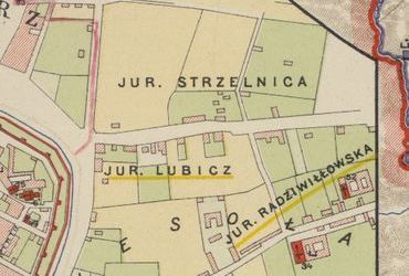 Mapa 10. Jurydyka Lubicz Morsztynowskie)