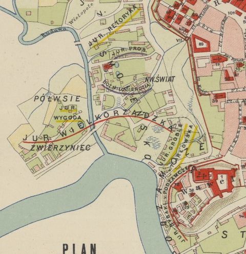Mapa 20. Jurydyka Smoleńsk wielkorządowy