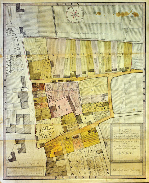 Mapa 24. Jurydyka Szlak (św. Floriana).