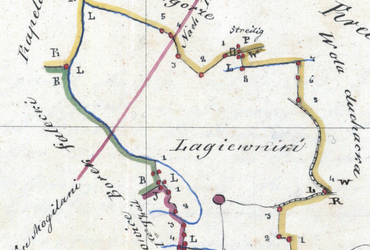 Mapa 77a. Łagiewniki (fragment).