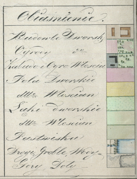Mapa 93b. Olszanica (fragment)