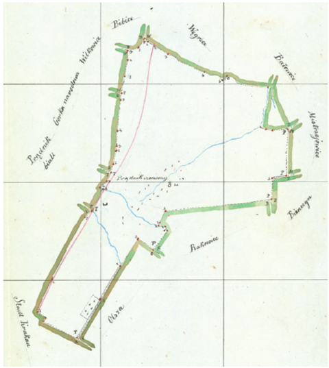 Mapa 107c. Prądnik Czerwony (fragment).