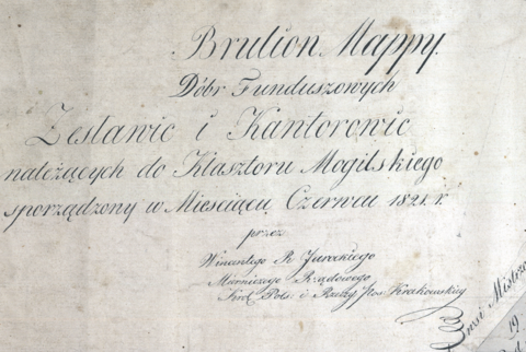 Mapa 172a. Zesławice (fragment). 